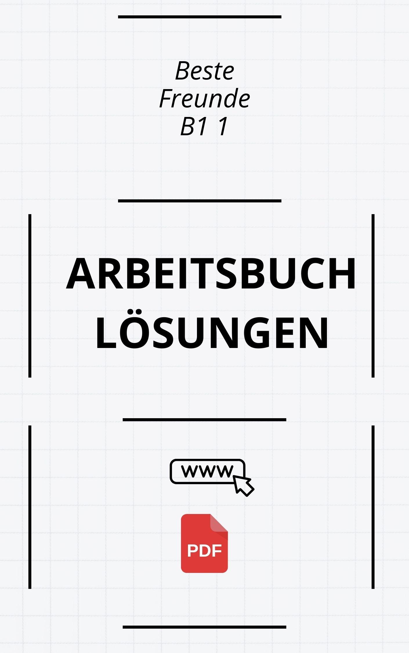 Beste Freunde B1.1 Arbeitsbuch Lösungen