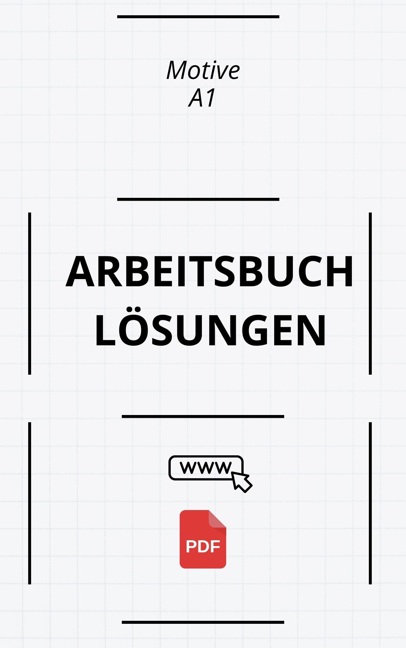 Motive A1 Arbeitsbuch Lösungen